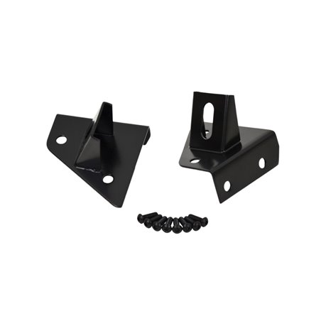 Kentrol 76-95 Jeep CJ/Wrangler YJ Light Bracket Pair - Powdercoat Black