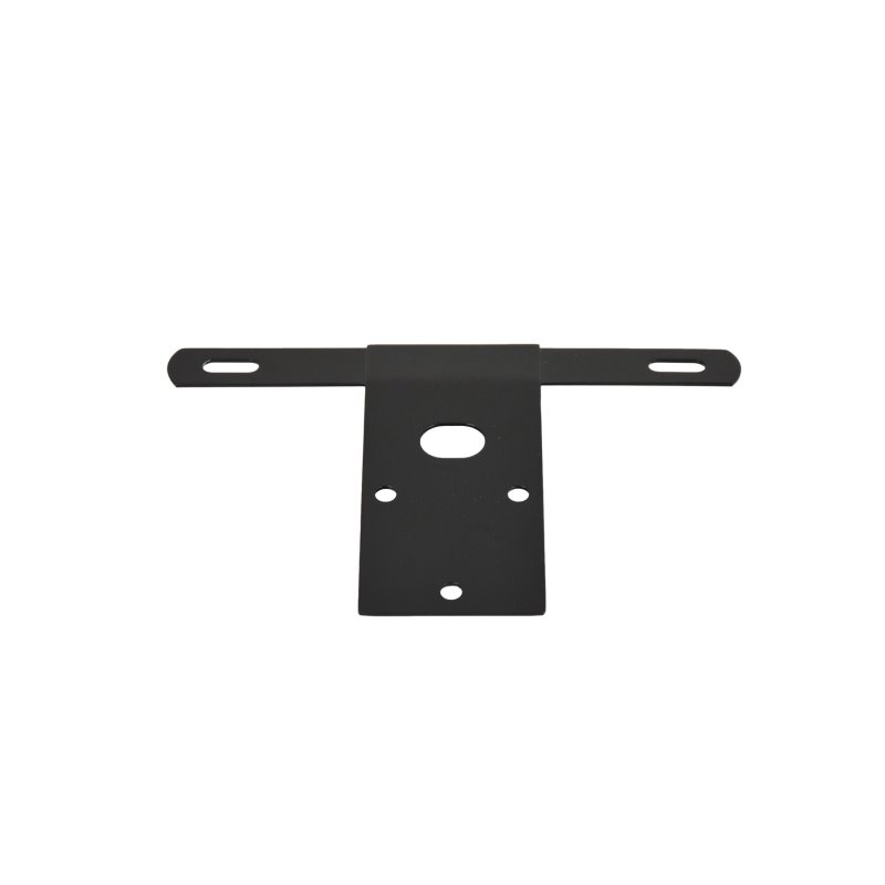 Kentrol 76-86 Jeep CJ License Plate Bracket - Powdercoat Black