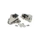 Kentrol 81-95 Jeep CJ/Wrangler YJ Interior Door Latch Brackets Pair - Polished Silver