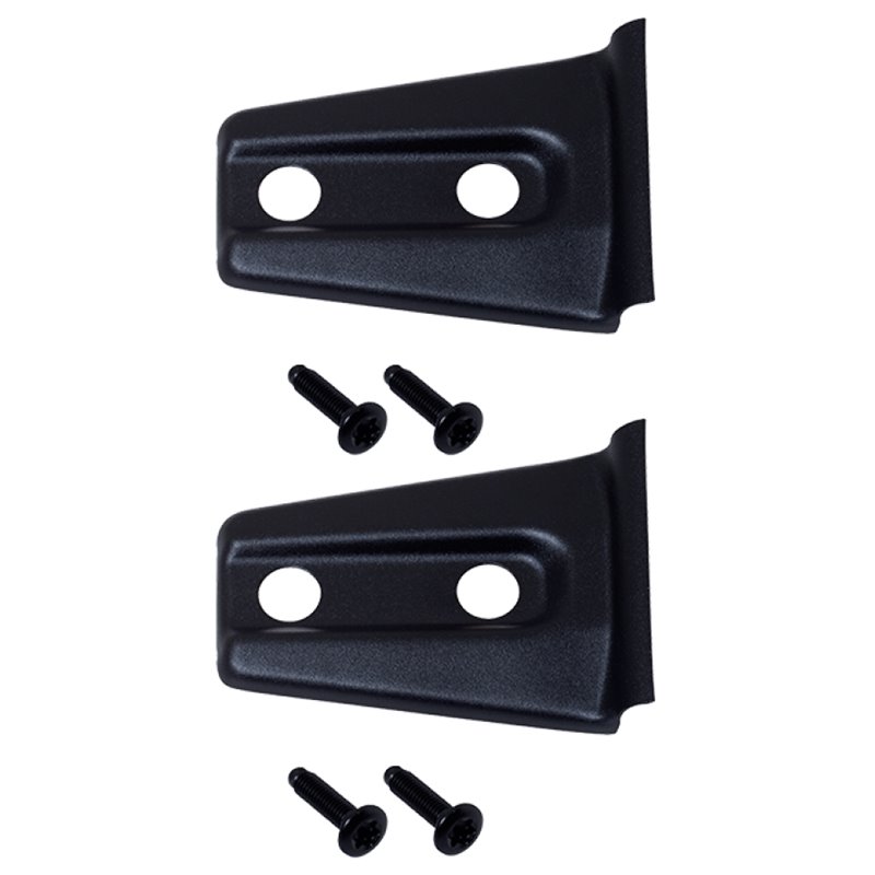 Kentrol 07-18 Jeep Wrangler JK Hood Hinge Overlays Pair- Textured Black