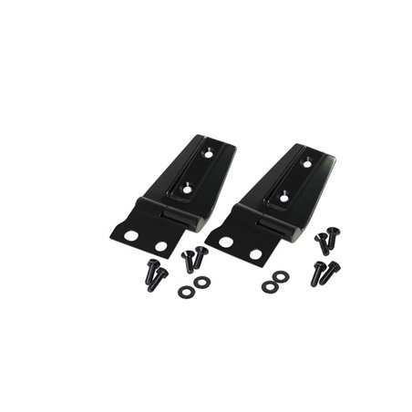 Kentrol 07-18 Jeep Wrangler JK Hood Hinge Pair - Powdercoat Black