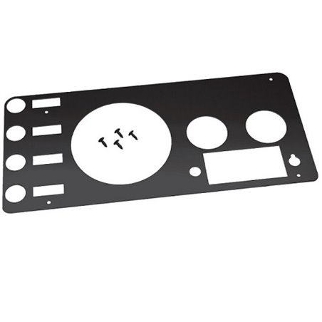 Kentrol 76-86 Jeep CJ Gauge Cover - Powdercoat Black