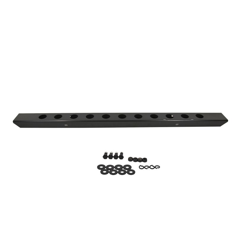 Kentrol 45-86 Jeep CJ 54 Inch Front Bumper with holes - Powdercoat Black