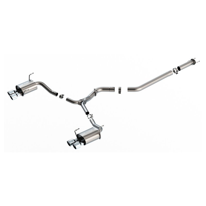 Borla 2022 Subaru WRX 2.4L Turbo AT/MT AWD S-Type Catback Exhaust Polished Tips