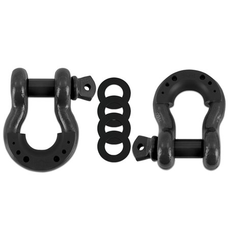 Mishimoto Borne D-Ring Shackle Set Black