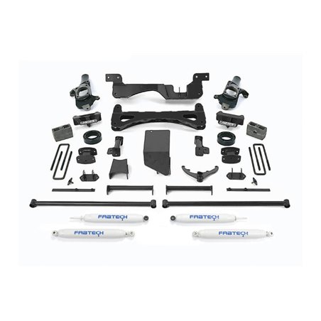 Fabtech 01-10 GM C/K2500HD 6in Perf Sys w/Perf Shks