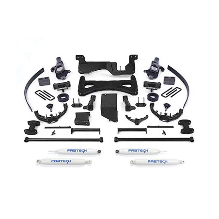 Fabtech 01-06 GM C/K2500HD 8in Perf Sys w/Perf Shks