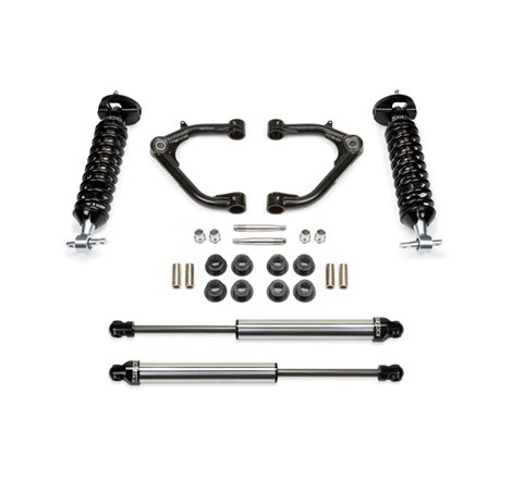 Fabtech 07-13 GM C/K1500 P/U & 14-18 C/K1500 P/U w/oE Forg Stl UCA 2in UCA Kit w/Dl 2.5 & 2.25