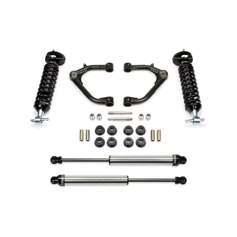 Fabtech 07-13 GM C/K1500 P/U & 14-18 C/K1500 P/U w/oE Forg Stl UCA 2in UCA Kit w/Dl 2.5 & 2.25