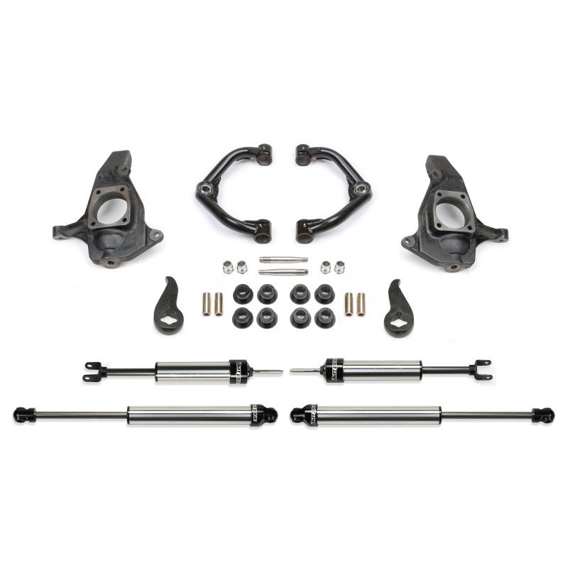 Fabtech 11-19 GM C/K2500HD/3500HD 4in Ultimate System w/Uniball UCA & DL Shocks