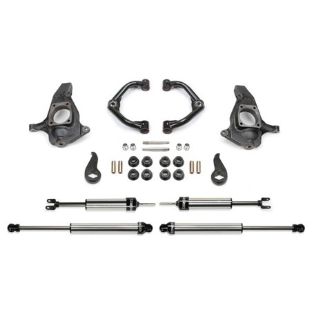 Fabtech 11-19 GM C/K2500HD/3500HD 4in Ultimate System w/Uniball UCA & DL Shocks