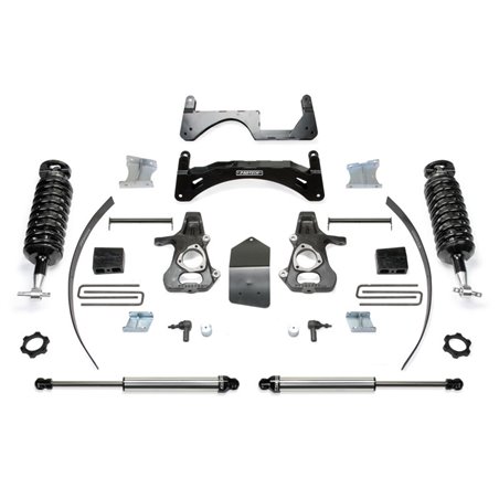 Fabtech 14-18 GM K1500 P/U w/oE Alm Or Stmp Stl UCA 6in Perf Sys w/4.0 & 2.25