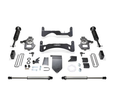 Fabtech 14-18 GM C/K1500 P/U w/oE Alm Or Stmp Stl UCA 6in Perf Sys G2 w/Dl 2.5 & 2.25