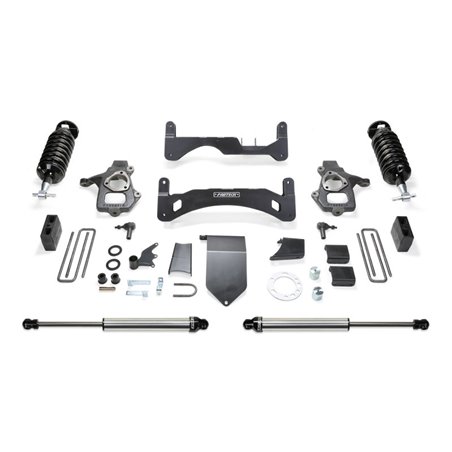 Fabtech 14-18 GM C/K1500 P/U w/oE Forg Stl UCA 6in Perf Sys G2 w/Dl 4.0 & 2.25