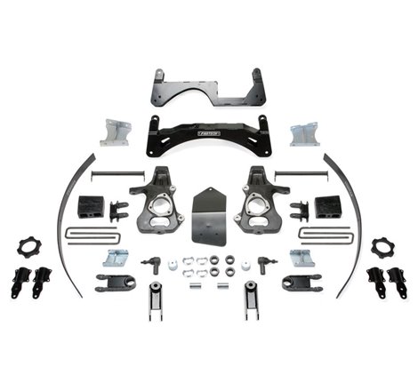 Fabtech 14-18 GM K1500 P/U Denali w/oE Alm Or Stmp Stl UCA 6in Basic Sys w/Magneride