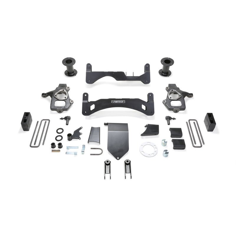 Fabtech 14-18 GM K1500 P/U Denali w/oE Alm Or Stmp Stl UCA 6in Basic Sys G2 w/Magneride