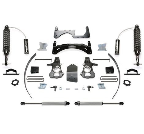 Fabtech 14-18 GM C/K1500 P/U w/oE Alm Or Stmp Stl UCA 6in Basic Sys w/Dl 2.5 & 2.25