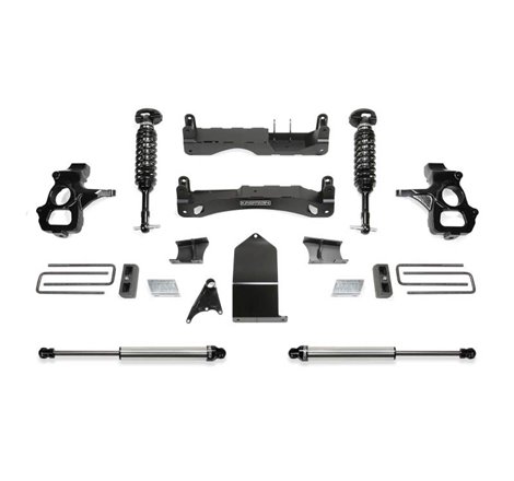 Fabtech 14-18 GM C/K1500 P/U w/oE Forg Stl UCA 4in Perf Sys w/Dl 2.5 & 2.25