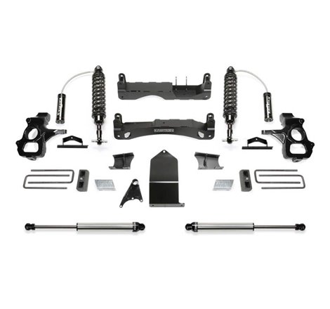 Fabtech 14-18 GM C/K1500 P/U w/oE Forg Stl UCA 4in Perf Sys w/Dl 2.5 & 2.25