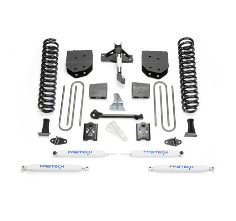 Fabtech 05-07 Ford F350 4WD 6in Basic Sys w/Perf Shks