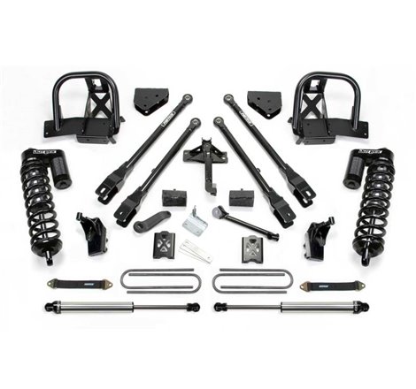 Fabtech 08-10 Ford F350 4WD 6in 4Link Sys w/Dlss 4.0 C/O & Rr Dlss