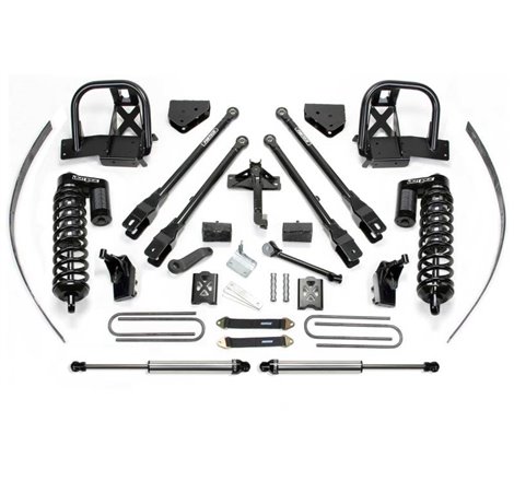 Fabtech 08-10 Ford F250 4WD w/Factory Overload 8in 4Link Sys w/Dlss 4.0 C/O & Rr Dlss