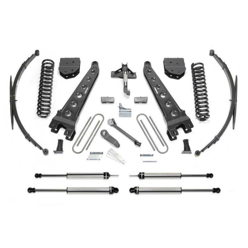 Fabtech 08-10 Ford F350 4WD 10in Rad Arm Sys w/Coils & Dlss Shks