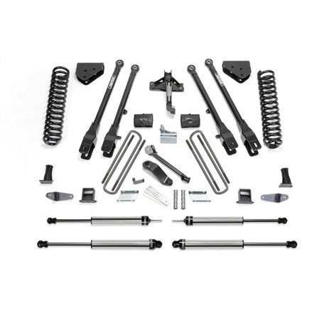 Fabtech 08-10 Ford F450/550 4WD 6in 4Link Sys w/Coils & Dlss Shks