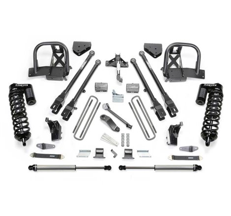 Fabtech 08-10 Ford F450/550 4WD 6in 4Link Sys w/Dlss 4.0 C/O& Rr Dlss