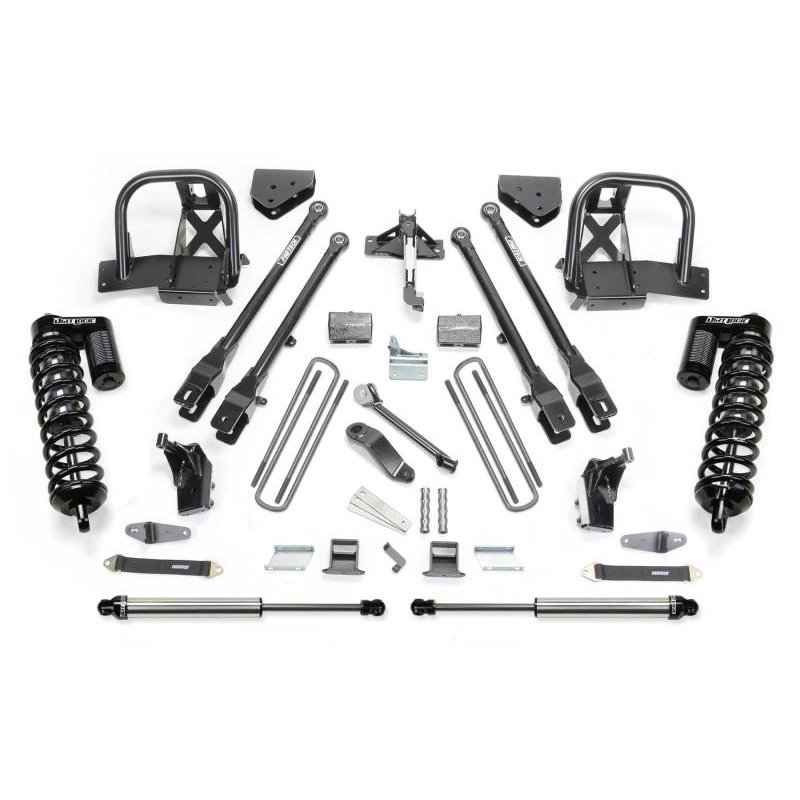 Fabtech 08-10 Ford F450/550 4WD 6in 4Link Sys w/Dlss 4.0 C/O& Rr Dlss