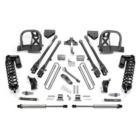 Fabtech 08-10 Ford F450/550 4WD 6in 4Link Sys w/Dlss 4.0 C/O& Rr Dlss