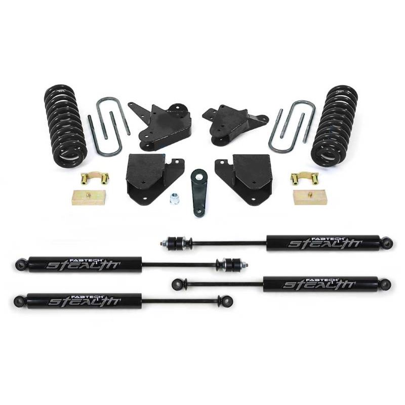 Fabtech 01-04 Ford F250/350 2WD 6in Basic Sys w/Stealth