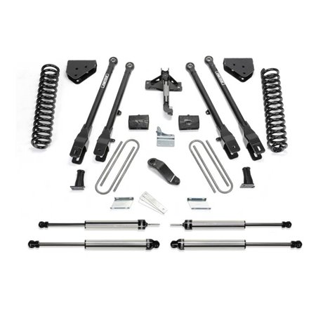 Fabtech 08-15 Ford F250 4WD 6in 4Link Sys w/Coils & Dlss Shks