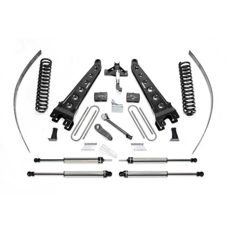 Fabtech 08-16 Ford F250 4WD w/Factory Overload 8in Rad Arm Sys w/Coils & Dlss Shks