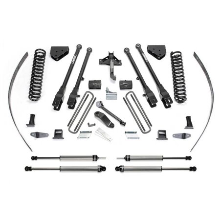 Fabtech 08-16 Ford F250 4WD w/o Factory Overload 8in 4Link Sys w/Coils & Dlss Shks