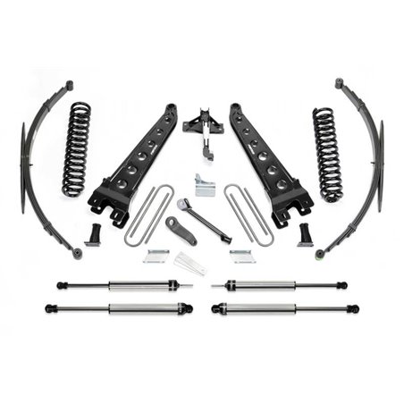 Fabtech 08-16 Ford F250/350 4WD 8in Rad Arm Sys w/Coils & Rr Lf Sprngs & Dlss Shks