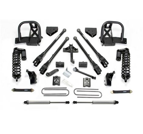 Fabtech 11-16 Ford F250 4WD 6in 4Link Sys w/Dlss 4.0 C/O& Rr Dlss