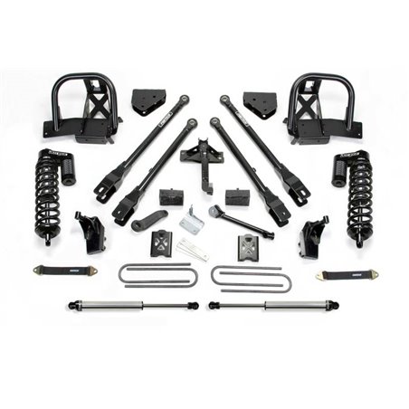 Fabtech 11-16 Ford F250 4WD 6in 4Link Sys w/Dlss 4.0 C/O& Rr Dlss