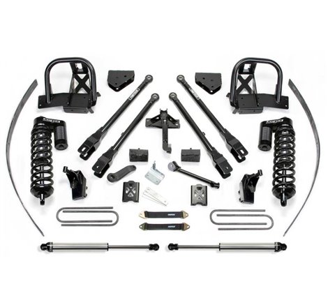 Fabtech 11-16 Ford F250 4WD w/o Factory Overload 8in 4Link Sys w/Dlss 4.0 C/O& Rr Dlss