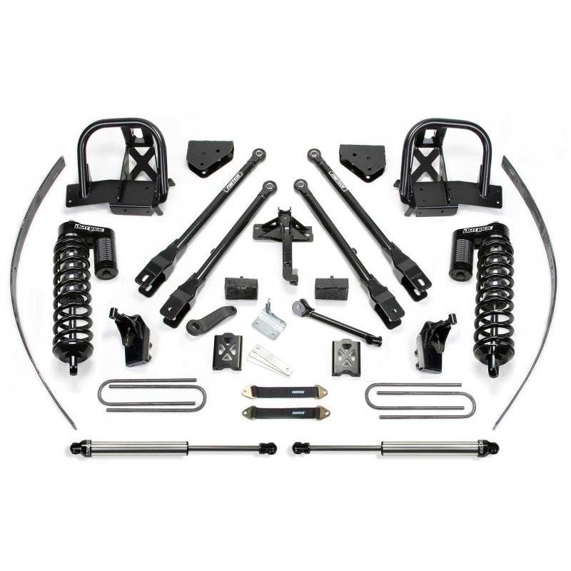 Fabtech 11-16 Ford F250 4WD w/o Factory Overload 8in 4Link Sys w/Dlss 4.0 C/O& Rr Dlss