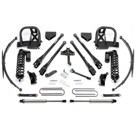 Fabtech 11-16 Ford F250/350 4WD 8in 4Link Sys w/Dlss 4.0 C/O& Rr Lf Sprngs & Rr Dlss