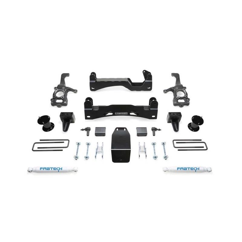 Fabtech 15-20 Ford F150 4WD 6in Basic Sys w/Perf Shks