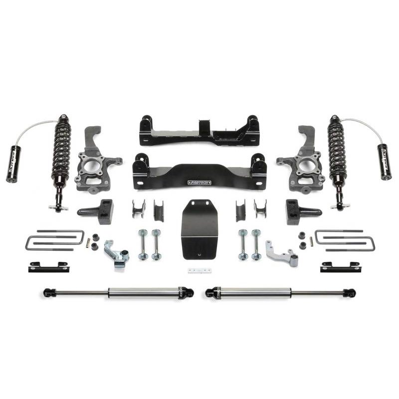 Fabtech 2014 Ford F150 4WD 4in Perf Sys w/Dlss 2.5 C/O Resi & Rr Dlss