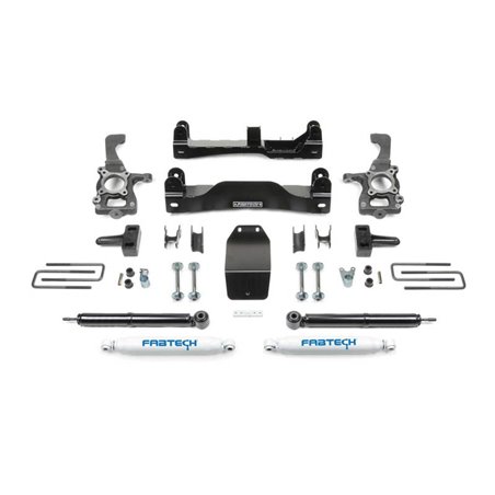 Fabtech 2014 Ford F150 4WD 4in Basic Sys w/Rr Perf Shks