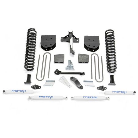 Fabtech 08-16 Ford F250/F350 4WD 4in Basic Sys w/Perf Shks