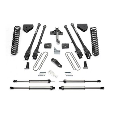 Fabtech 08-15 Ford F250/F350 4WD 4in 4Link Sys w/Coils & Dlss Shks