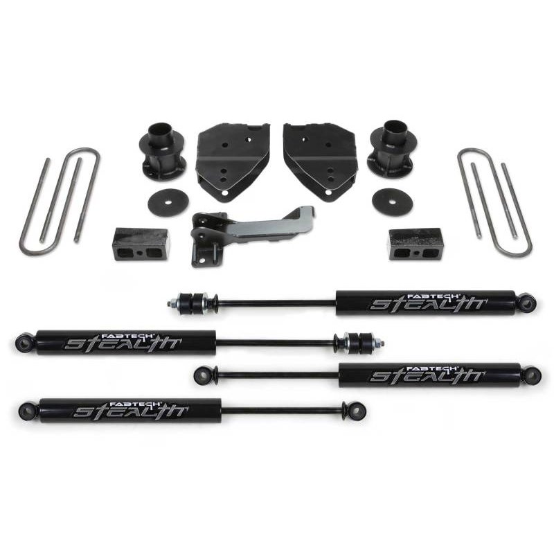 Fabtech 17-21 Ford F250/F350 4WD 4in Budget Sys w/Stealth