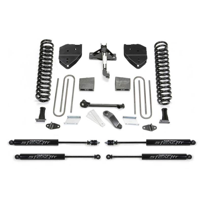 Fabtech 17-21 Ford F250/F350 4WD Diesel 4in Basic Sys w/Stealth