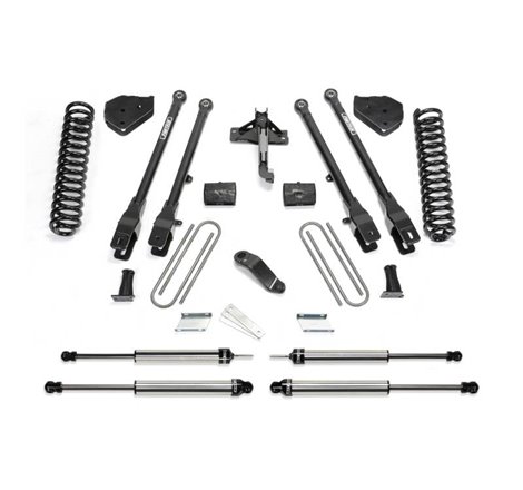 Fabtech 17-21 Ford F250/F350 4WD Diesel 4in 4Link Sys w/Coils & Dlss Shks