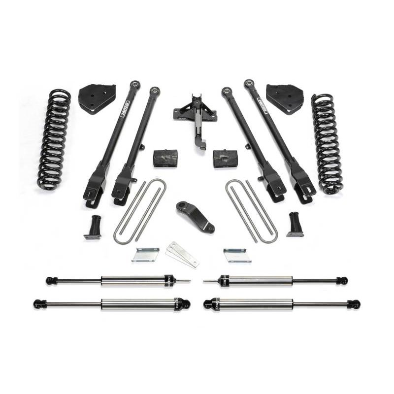 Fabtech 17-21 Ford F250/F350 4WD Diesel 4in 4Link Sys w/Coils & Dlss Shks